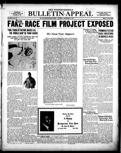 Northwestern Bulletin-Appeal, Dec 27, 1924