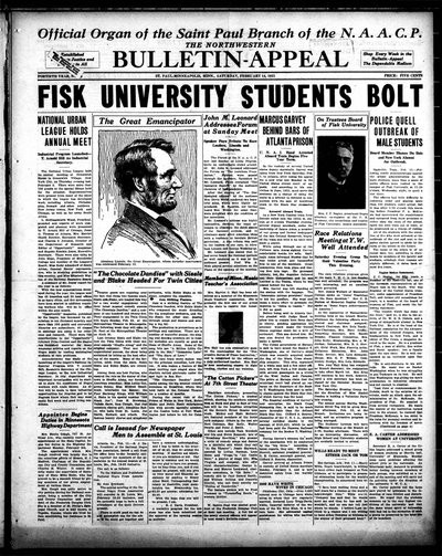 Northwestern Bulletin-Appeal, Feb 14, 1925