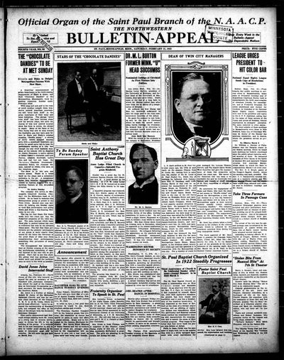 Northwestern Bulletin-Appeal, Feb 21, 1925