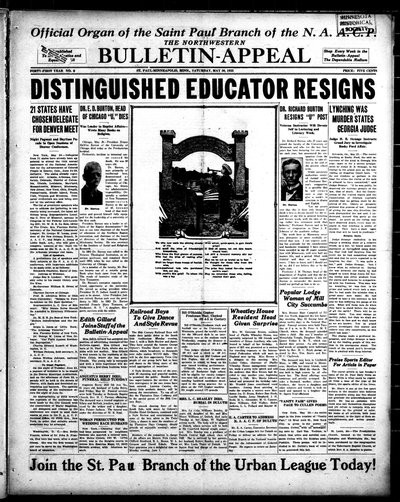 Northwestern Bulletin-Appeal, May 30, 1925