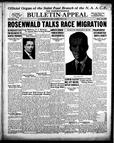Northwestern Bulletin-Appeal, Jun 13, 1925