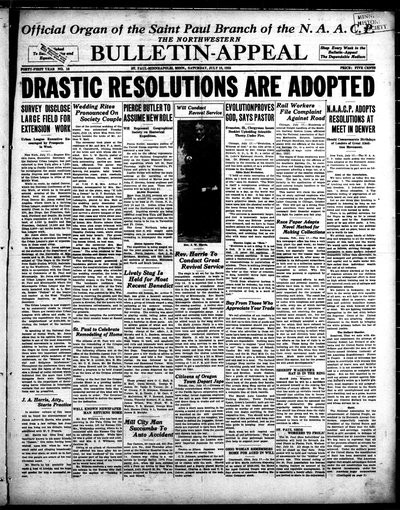 Northwestern Bulletin-Appeal, Jul 18, 1925