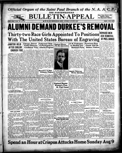 Northwestern Bulletin-Appeal, Aug 8, 1925