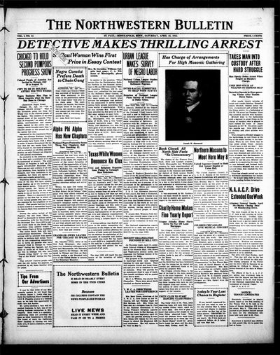 Northwestern Bulletin, Apr 22, 1922