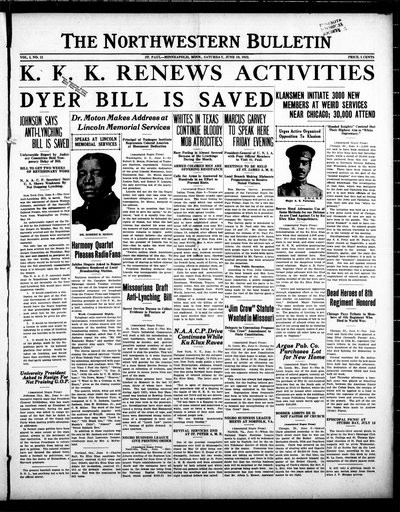 Northwestern Bulletin, Jun 10, 1922