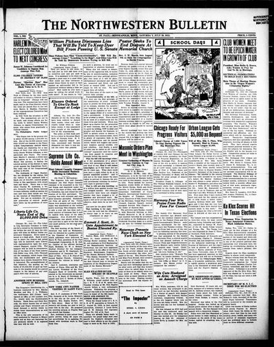 Northwestern Bulletin, Jul 29, 1922