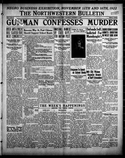 Northwestern Bulletin, Oct 14, 1922
