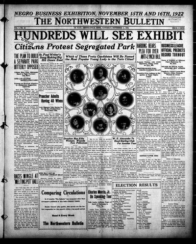 Northwestern Bulletin, Nov 11, 1922