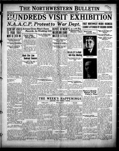 Northwestern Bulletin, Nov 18, 1922