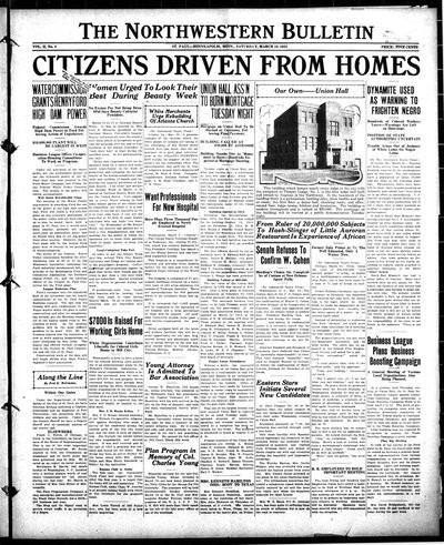 Northwestern Bulletin, Mar 10, 1923