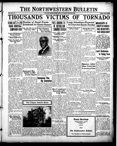Northwestern Bulletin, Mar 31, 1923