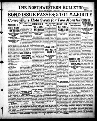 Northwestern Bulletin, Jul 21, 1923