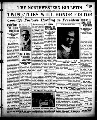 Northwestern Bulletin, Aug 11, 1923