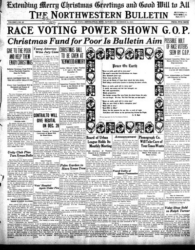 Northwestern Bulletin, Dec 22, 1923