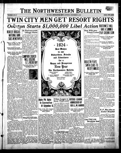 Northwestern Bulletin, Dec 29, 1923