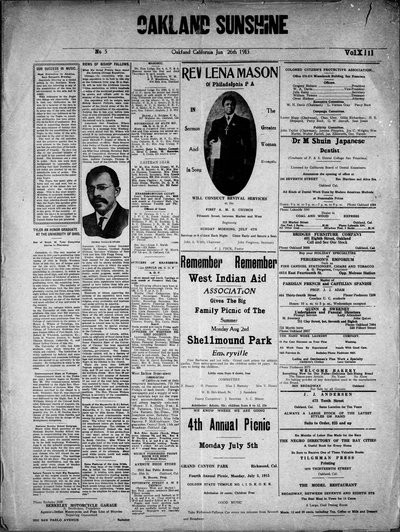 Oakland Sunshine, Jun 26, 1915