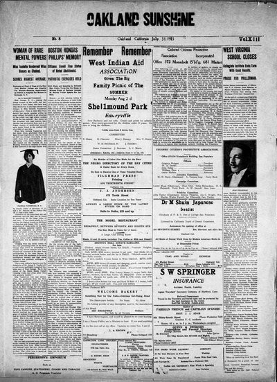 Oakland Sunshine, Jul 31, 1915