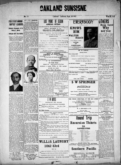 Oakland Sunshine, Sep 18, 1915