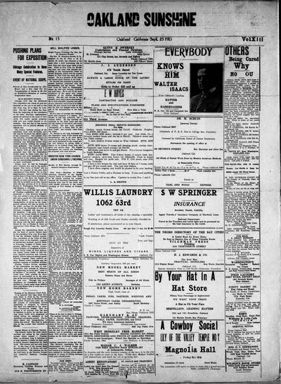 Oakland Sunshine, Sep 25, 1915