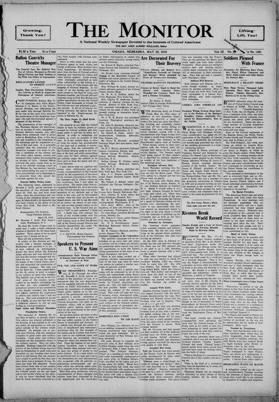 The Monitor, May 25, 1918