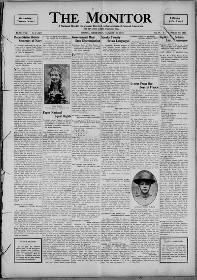 The Monitor, Aug 31, 1918