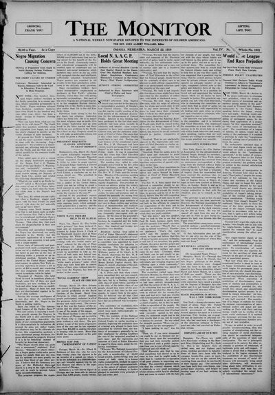 The Monitor, Mar 22, 1919