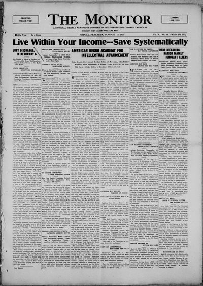 The Monitor, Jan 15, 1920