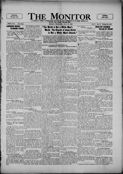 The Monitor, May 27, 1920