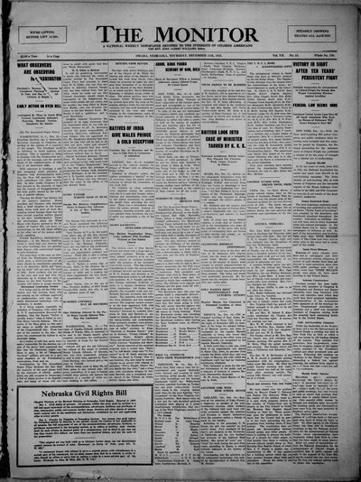 The Monitor, Dec 15, 1921