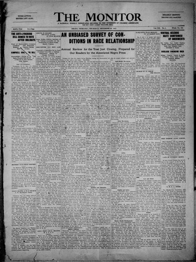 The Monitor, Dec 29, 1921