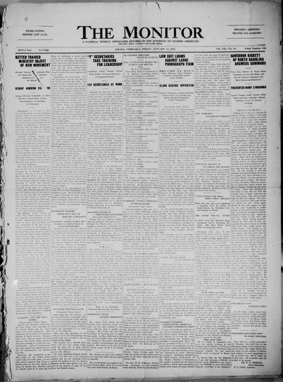 The Monitor, Jan 13, 1922