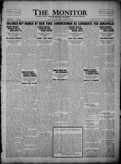 The Monitor, Mar 17, 1922
