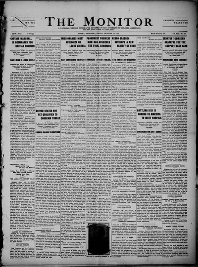 The Monitor, Oct 13, 1922