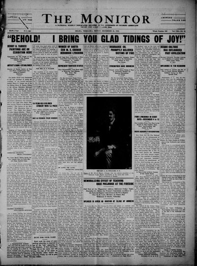 The Monitor, Dec 22, 1922