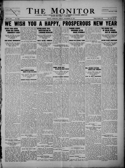 The Monitor, Dec 29, 1922