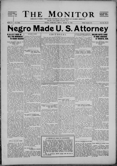 The Monitor, Mar 19, 1926