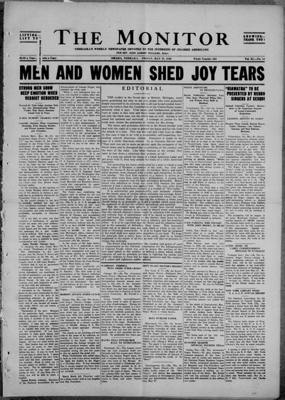 The Monitor, May 21, 1926