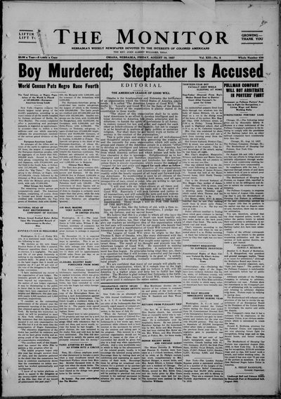 The Monitor, Aug 19, 1927
