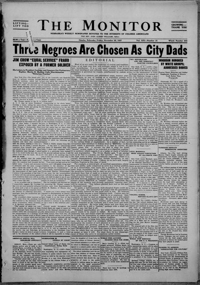 The Monitor, Nov 25, 1927