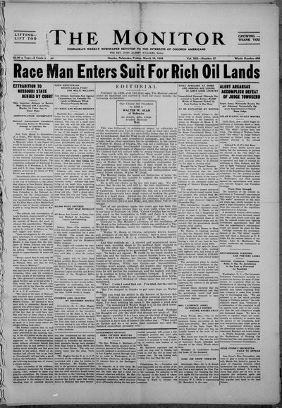 The Monitor, Mar 16, 1928