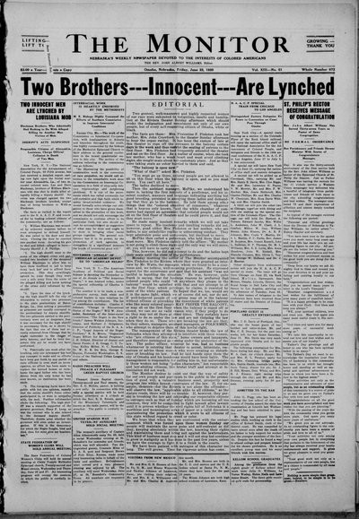 The Monitor, Jun 22, 1928