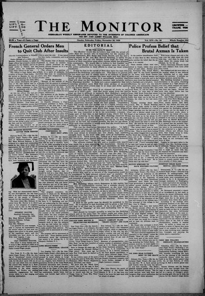 The Monitor, Nov 30, 1928