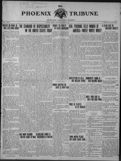 Phoenix Tribune, Aug 24, 1918