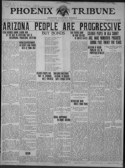 Phoenix Tribune, Oct 19, 1918