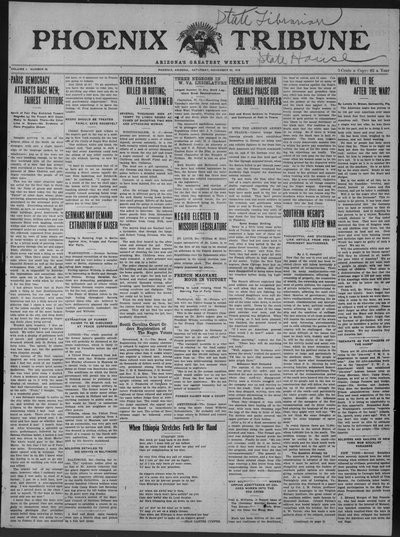 Phoenix Tribune, Nov 30, 1918