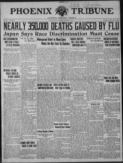 Phoenix Tribune, Dec 14, 1918
