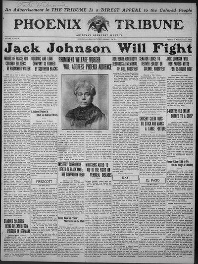 Phoenix Tribune, Jan 25, 1919