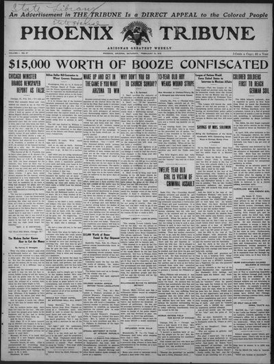 Phoenix Tribune, Feb 15, 1919