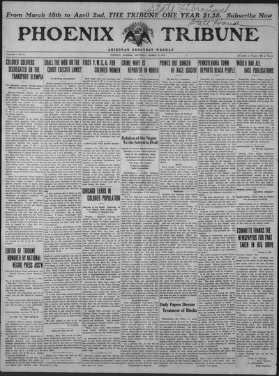 Phoenix Tribune, Mar 15, 1919