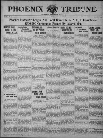 Phoenix Tribune, Aug 9, 1919